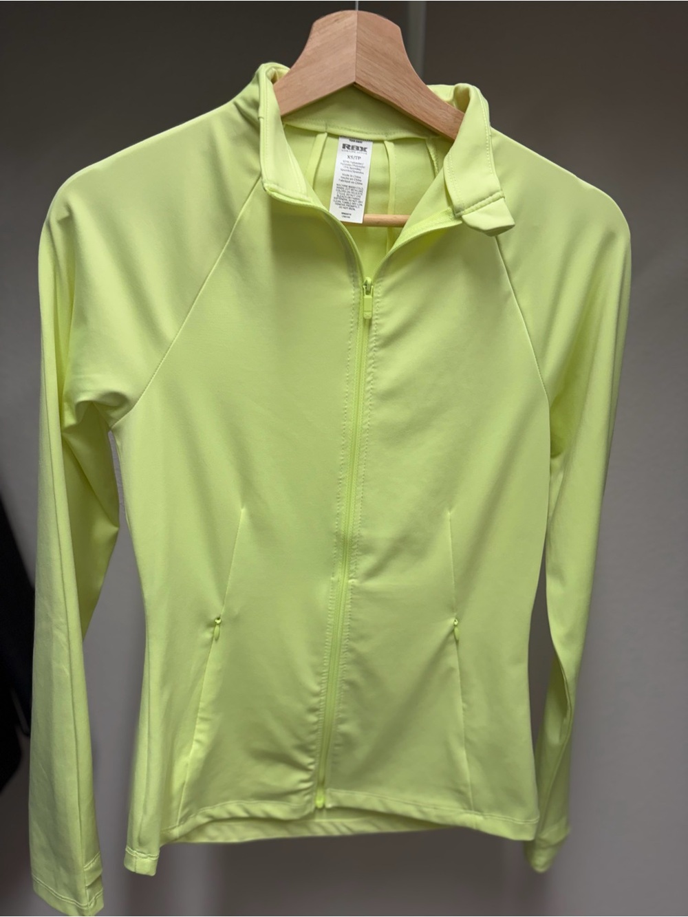 RBX Neon Lime Full-Zip Athletic Jacket